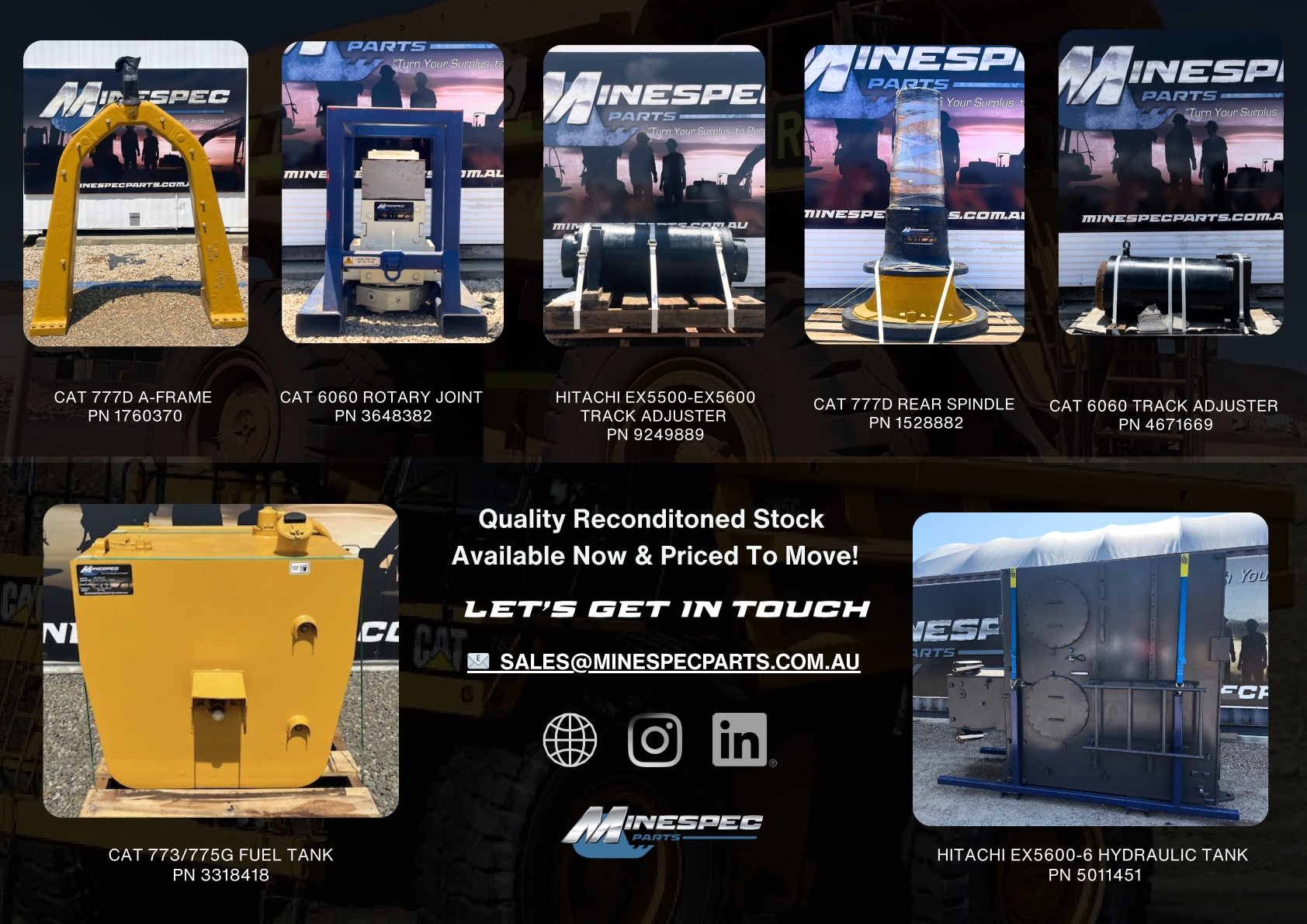 Quality Reconditioned CAT Hitachi In-Stock Available Now